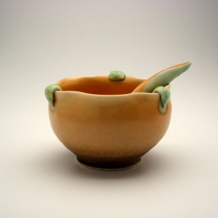 B105A&B: Main image for Bowl and Spoon made by Geoffrey Wheeler