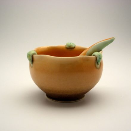 B105A&B: Main image for Bowl and Spoon made by Geoffrey Wheeler