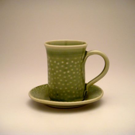 CP&S03: Main image for Cup & Saucer made by Barbara Knutson