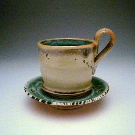 CP&S19: Main image for Cup & Saucer made by Lynn Smiser Bowers