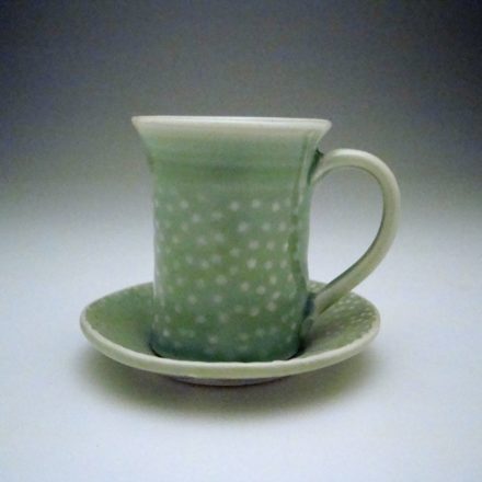 CP&S22: Main image for Cup & Saucer made by Barbara Knutson