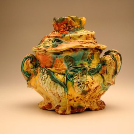 J07: Main image for Lidded Jar made by Lisa Orr