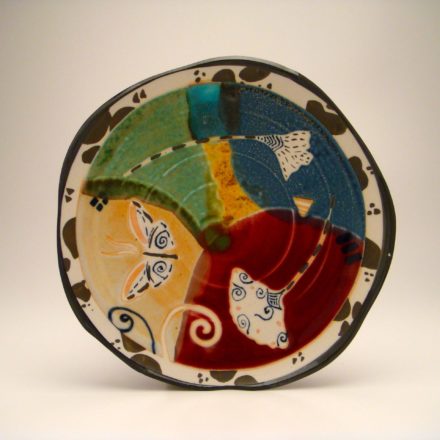 P296: Main image for Small Plate made by Lynn Smiser Bowers