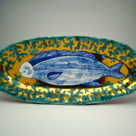 SW117: Main image for Serving Plate made by Liz Quackenbush