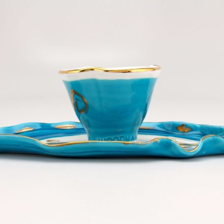 CP&S32: Main image for Cup and Saucer made by Betty Woodman