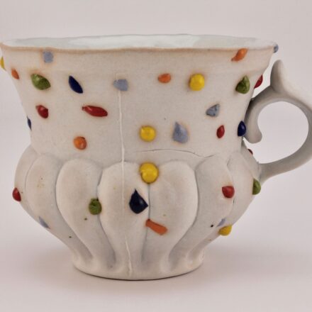 C1054: Main image for Glaze Bead Tea Cup made by Blair Clemo
