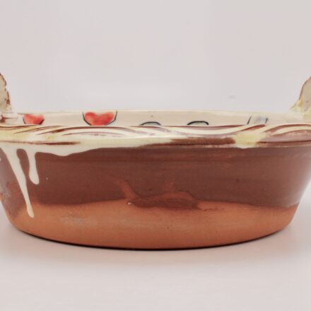 B884: Main image for Bowl with Handles made by Asa Olofsson