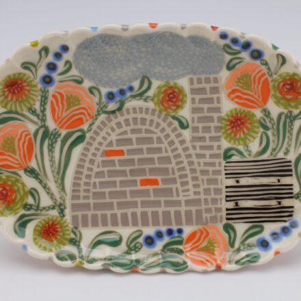 P567: Main image for Butter Plate – service ware made by Sue Tirrell
