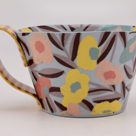 C1219: Main image for Blue Peony Cup made by Lydia Johnson