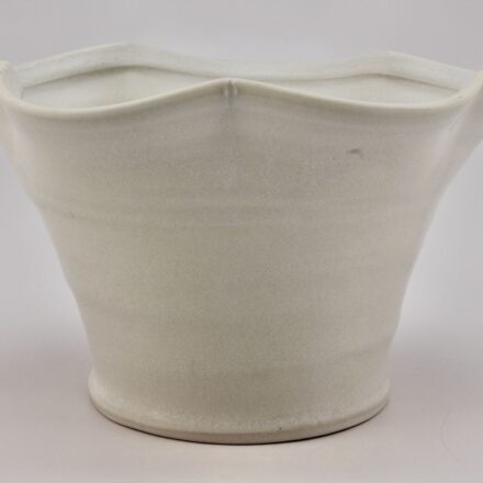 B866: Main image for White Porcelain Bowl made by Peter Beasecker