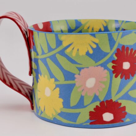 C1183: Main image for Blue Daisy Cup made by Lydia Johnson