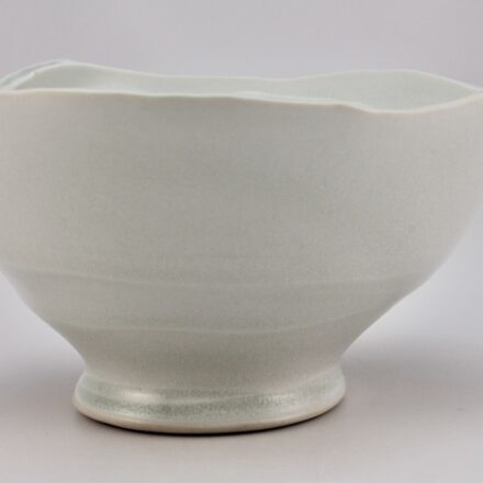 PV117: Main image for White Porcelain Pouring Bowl made by Peter Beasecker