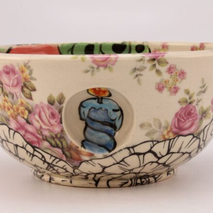 B842: Main image for Small Green Dragon Bowl made by Amanda Fangue