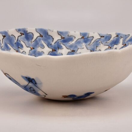 B871: Main image for Small bowl with Birds made by KB Lim