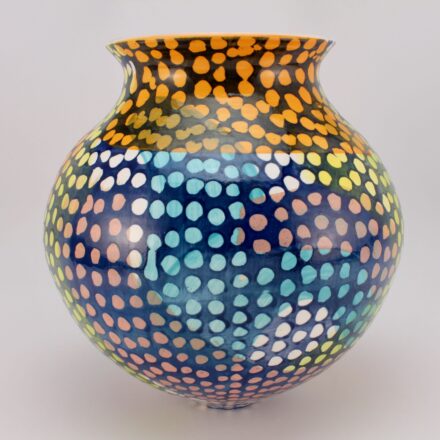 V230: Main image for Colorblast Blue Moon Vase made by Kyle Scott Lee