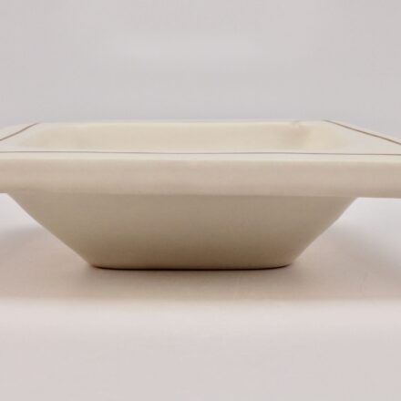 B863: Main image for Trapezoidal small bowl made by Clay Leonard
