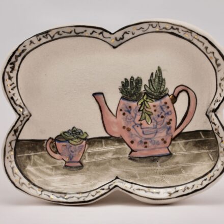 SW369: Main image for Thinking of You with Pink Teaset made by Sara Morales-Morgan