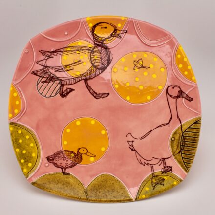 P606: Main image for Large Plate made by Abby Salsbury