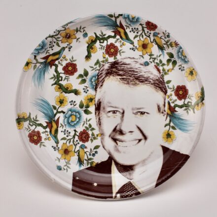 P620: Main image for Jimmy Carter Salad Plate made by Justin Rothshank