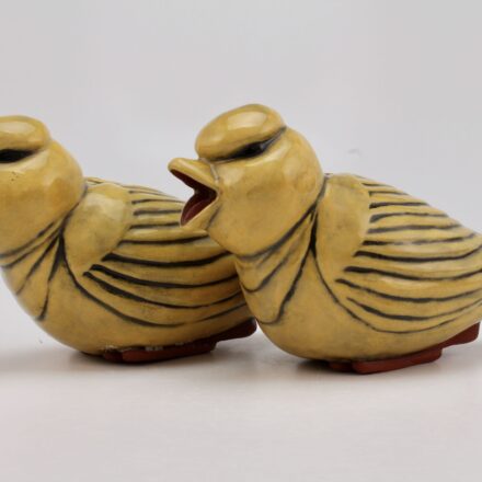 SW389: Main image for Angry Canary Salt and Pepper Shakers made by Kip O'Krongly