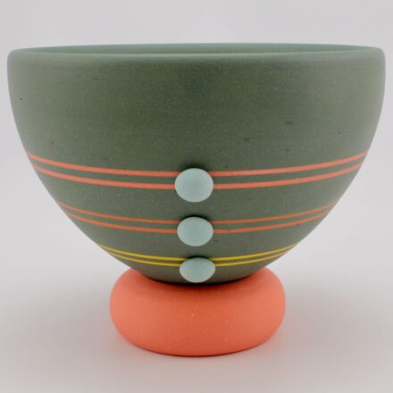 B910: Main image for Blue-Green Bowl made by Chris Alveshere