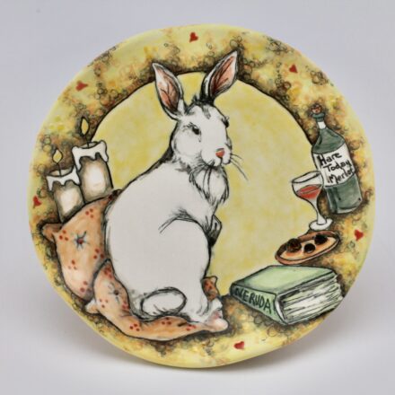 P615: Main image for Dulcedo Bunny Plate made by CJ Niehaus