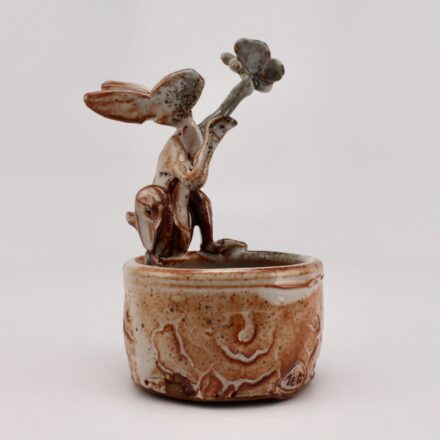 SW430: Main image for Rabbit and Butterfly Dish made by Troy Bungart