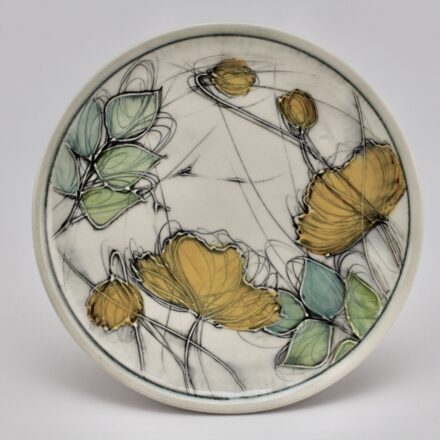 P648: Main image for Ash and Poppies Side Plate made by Dawn Candy