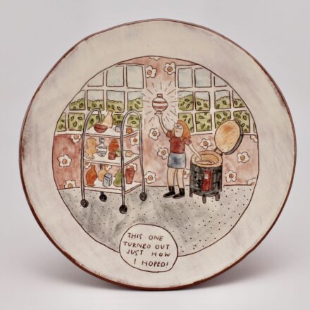 P660: Main image for Just How I Hoped Plate made by Molly Anne Bishop