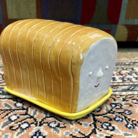 SW450: Main image for Bread Loaf Butter Dish made by Nikki Lau