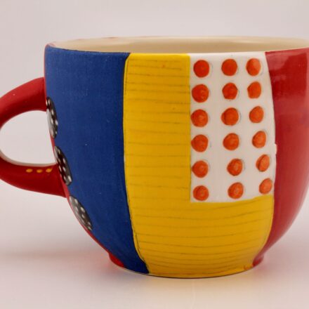 C1300: Main image for Finger Painted Mug made by Brooke Millecchia