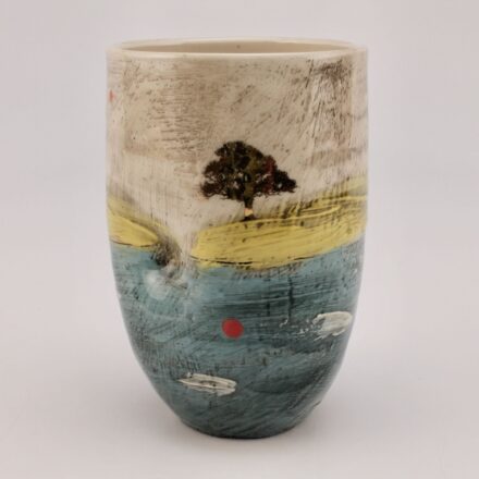 C1332: Main image for Tall Beaker made by Lesley McInally