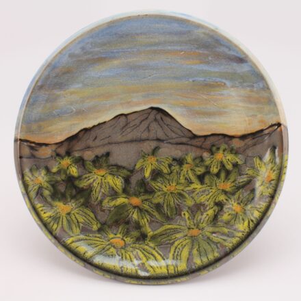 P644: Main image for Sunset Meadow Plate made by Brandon Christy