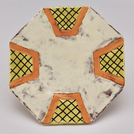 P623: Main image for Small pedestal plate made by Holly Walker