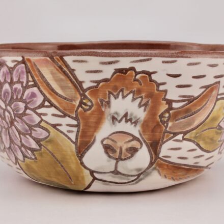 B982: Main image for Tater:  Goat Cereal Bowl made by Sarah Day