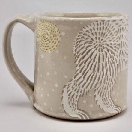 C1368: Main image for White Bear Mug made by Sue Tirrell