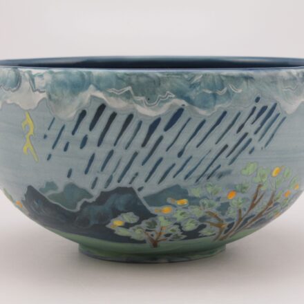 B940: Main image for landscape cup made by Adi Rex Magpie Pottery