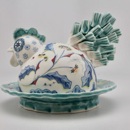 SW385: Main image for Chicken Butter Dish made by Liz Quackenbush