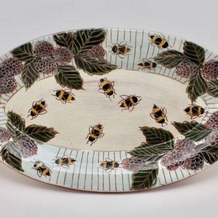 SW392: Main image for Small Oval Platter made by Christy Culp