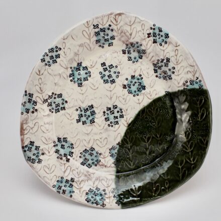 P691: Main image for Triangular plate made by Kristin Pavelka