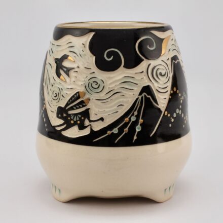 V274: Main image for Smokey Mountains Vase made by Reiko Miyagi