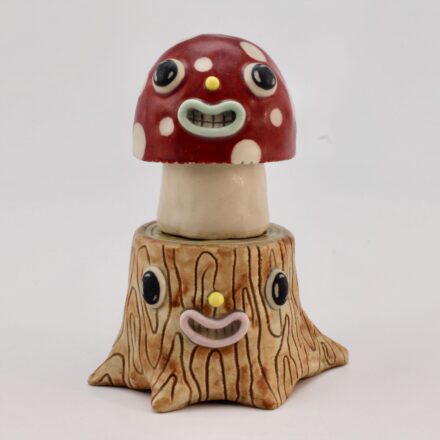 SW418: Main image for Mushroom and Stump Shaker Set made by Ashley Bevington