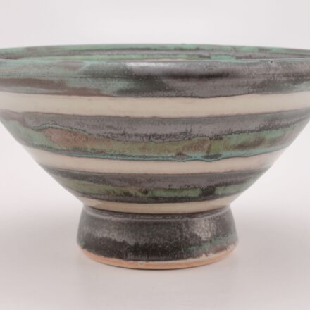 B968: Main image for small striped bowl made by Peter Karner