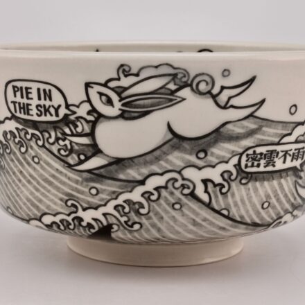 B964: Main image for Rabbit Bowl made by Yoko Sekino Bove
