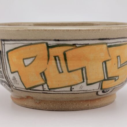 B980: Main image for Graffiti bowl 6 made by Roberto Lugo