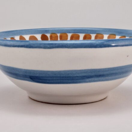 B991: Main image for Small blue finger bowl made by Cosmolena Ravello
