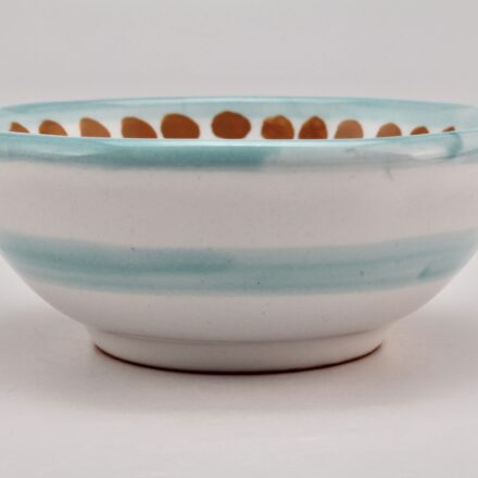 B992: Main image for Small aqua finger bowl made by Cosmolena Ravello