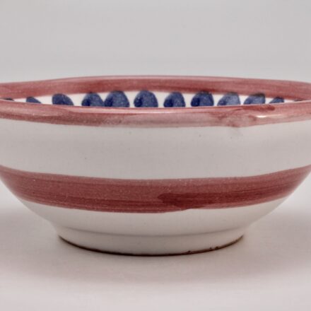 B993: Main image for Small red finger bowl made by Cosmolena Ravello
