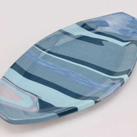 P734: Main image for Small Oval Plate made by Jan Dreskin-Haig