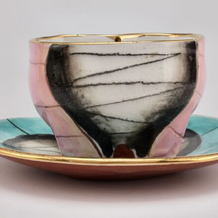 CP&S46: Main image for Gold Trim Cup and Saucer made by Unknown 